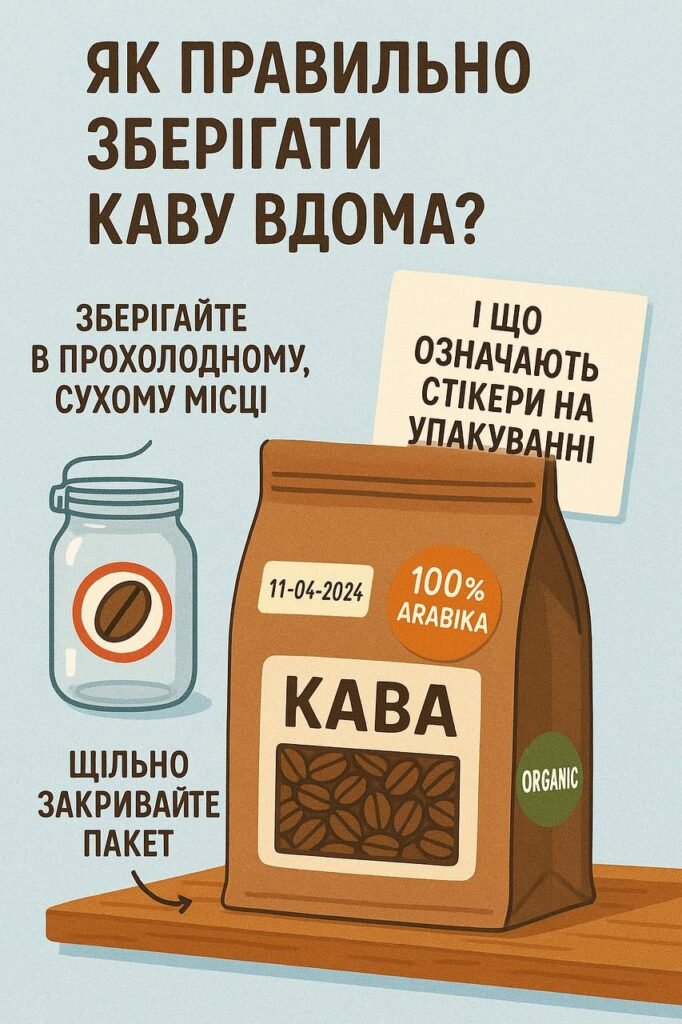 Як правильно зберігати каву вдома ?