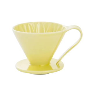 Пуровер CAFEC Arita Ware Flower Dripper Cup1 Yellow