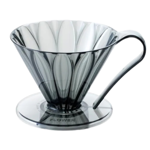 Пуровер CAFEC Tritan Flower Dripper Cup4 Black